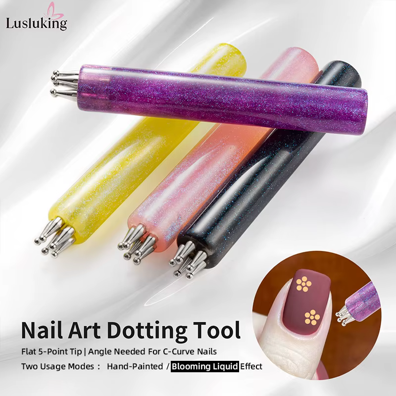 Outil de pointage de 5 pétales pour Nail Art