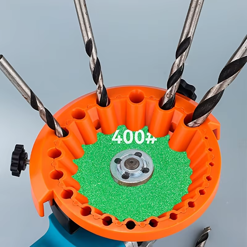 Accessoires d'outils : Meuleuse électrique multi-spécifications pour embouts de perceuse, outil auxiliaire de meulage, accessoire orange pour embouts de perceuse
