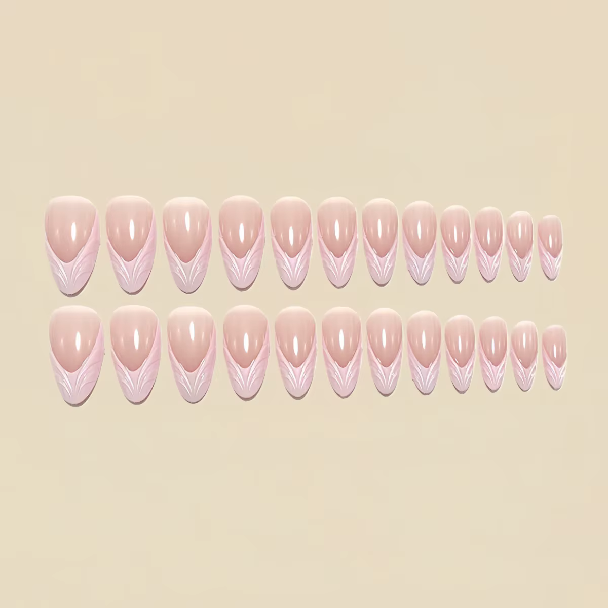 Faux ongles moyens pour femmes et filles