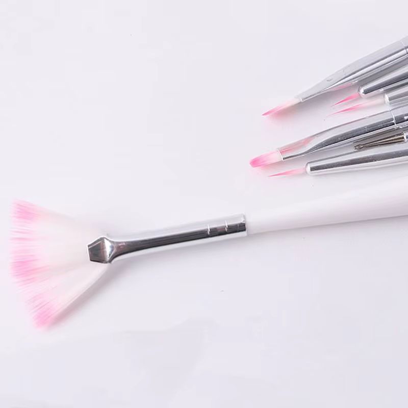 Ensemble de pinceaux pour Nail Art, 7 pièces, pinceaux pour peinture sur ongles, outils de salon de manucure, adaptés à un usage domestique et en salon de manucure