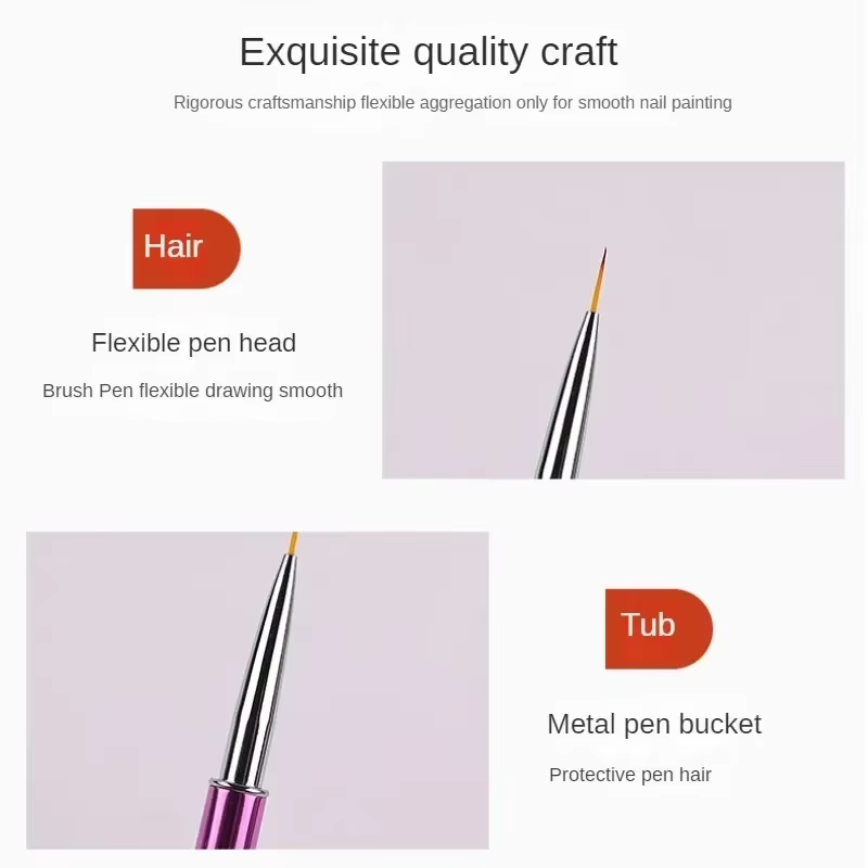 Stylo de peinture à ongles en gel UV