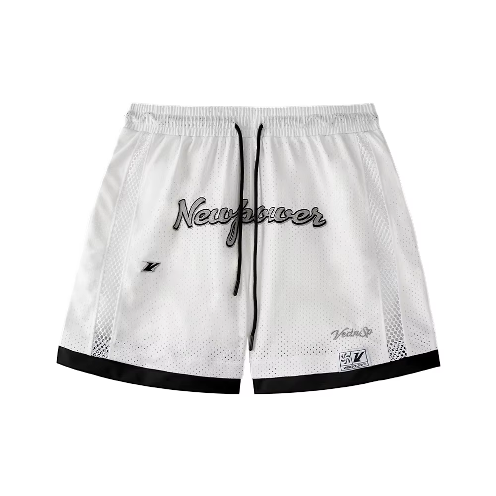 Veidoorn Short de basket-ball pour homme, coupe ample, maille respirante, séchage rapide, short de course, entraînement d'été, vêtements de sport
