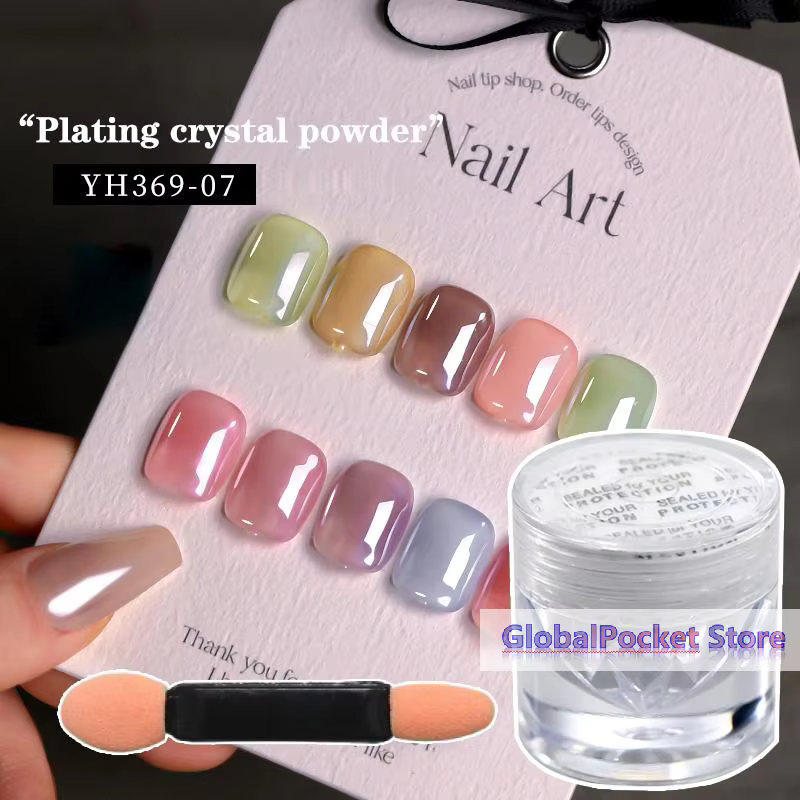 Poudre à ongles Aurora Pearl White