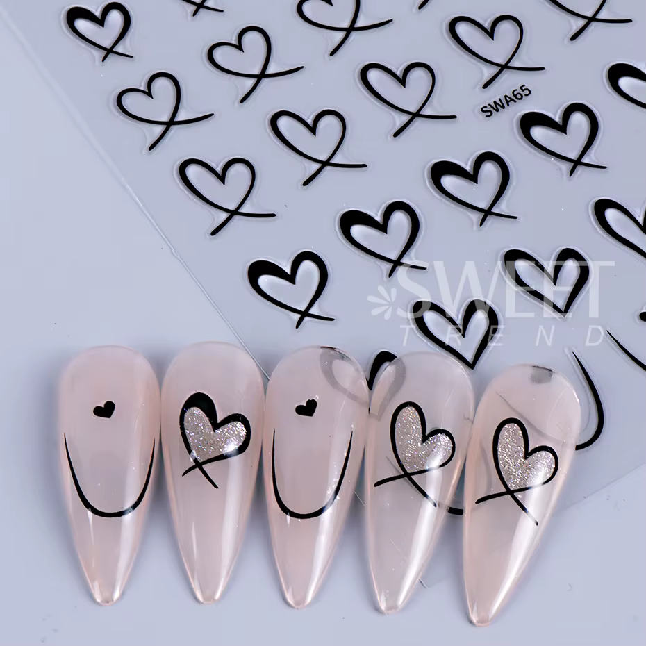 Autocollants 3D du Jour de Léon pour Nail Art