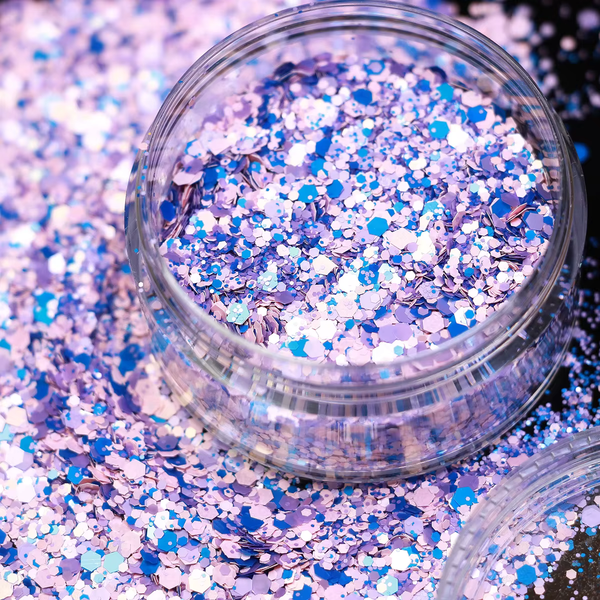Paillettes de qualité biodégradable