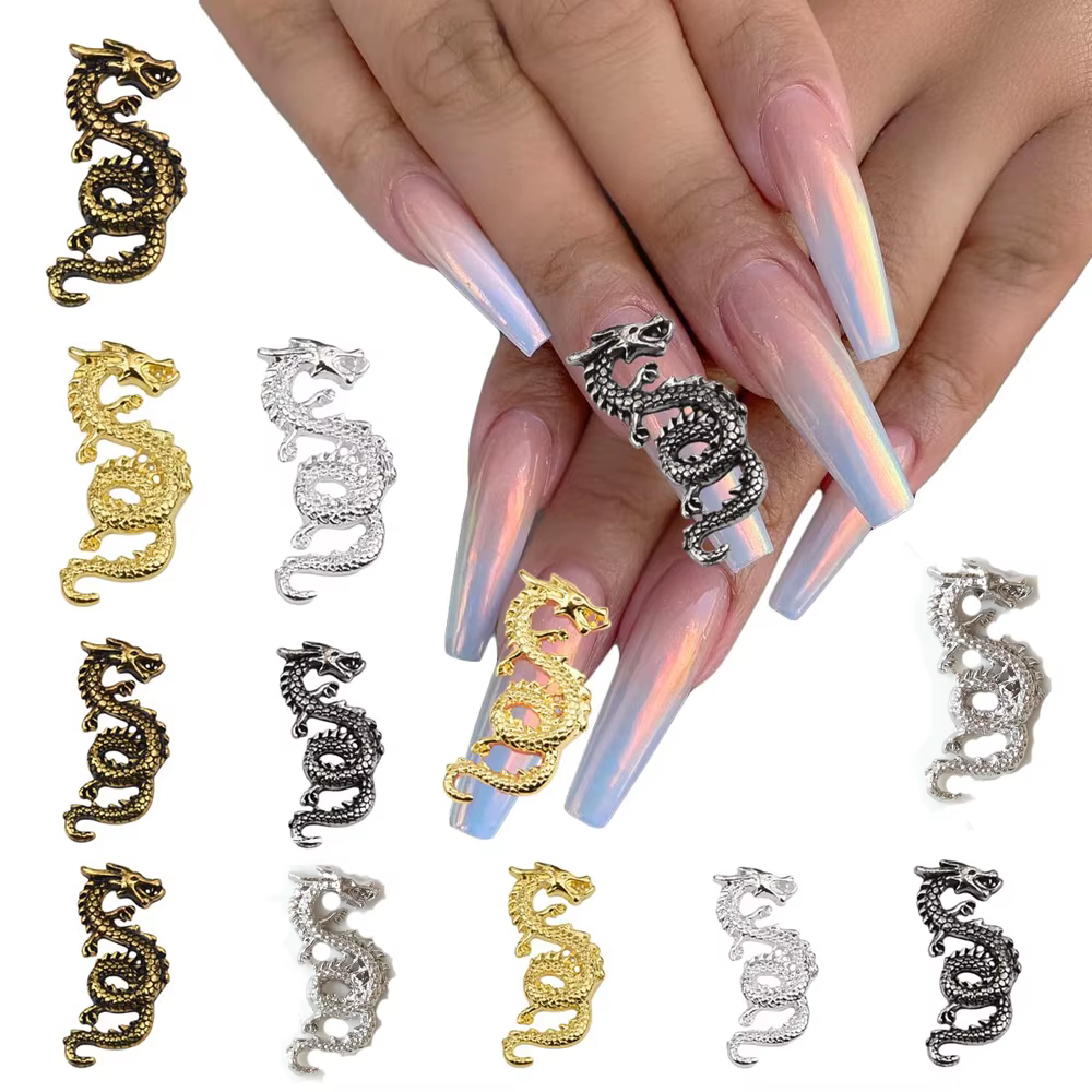 Breloques en alliage 3D pour Nail Art