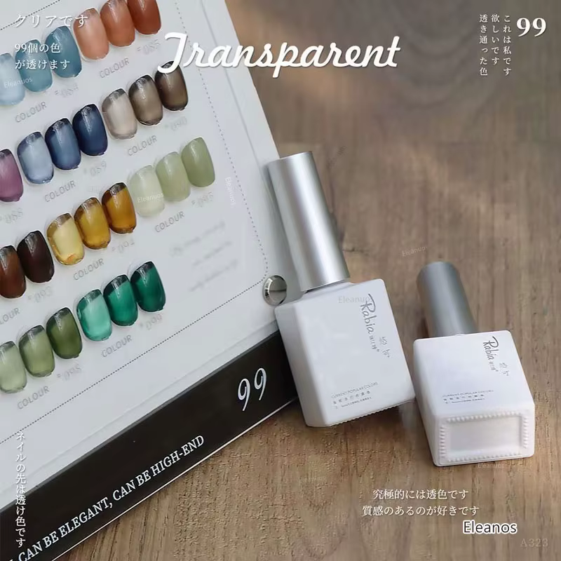 Eleanos nouveau Gel de glace 99 pièces ensemble de vernis à ongles Transparent magasin d'ongles spécial protection