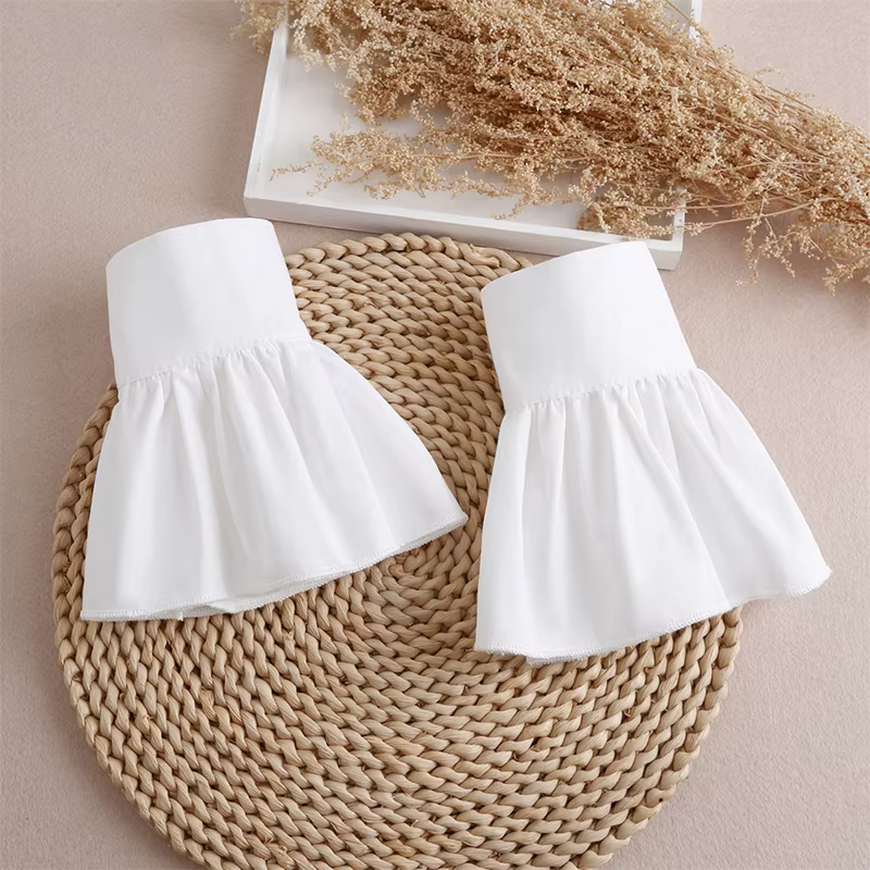 Faux poignets décoratifs en mousseline de soie pour Nail Art