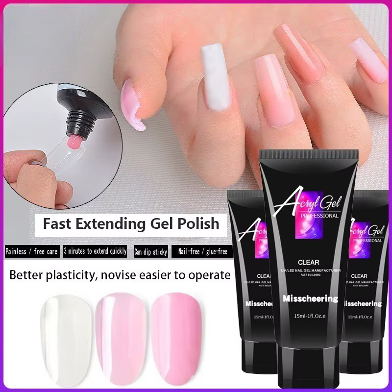 15ml Extension d'ongle Gel ongles construire Poly