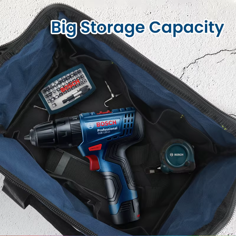 Bosch sacs en toile portables multifonctionnels entretien épaissi trousse à outils sacs de rangement d'outils portables étanches