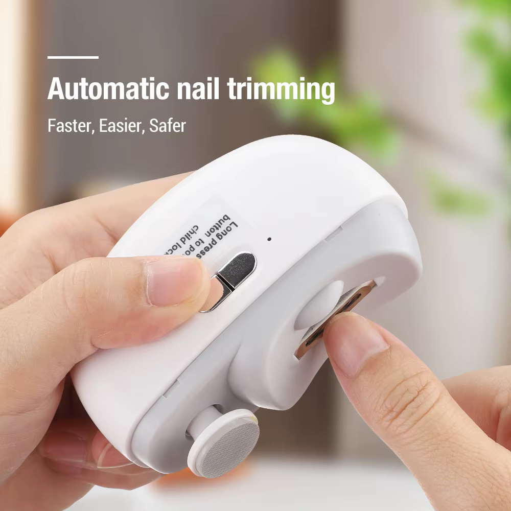 Coupe-ongles électrique avec fonction de ponçage et de polissage