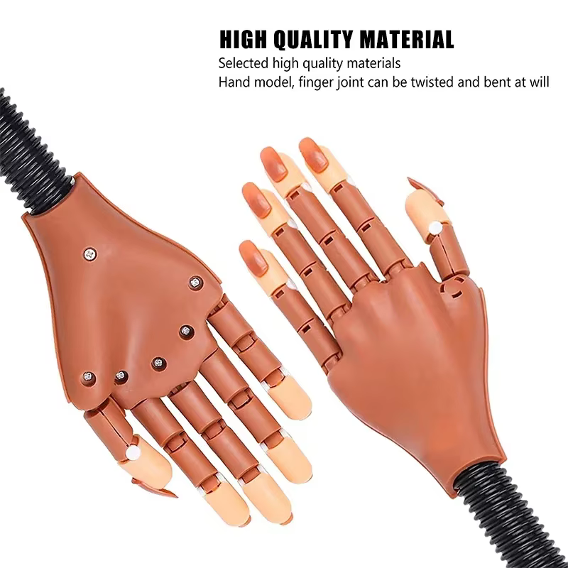 Main d'entraînement pour la pratique du nail art de qualité professionnelle pour la formation des techniciennes en