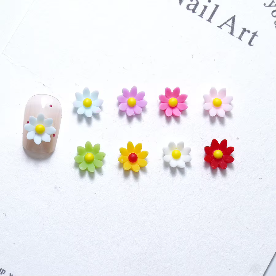 Breloques pour ongles florales japonaises