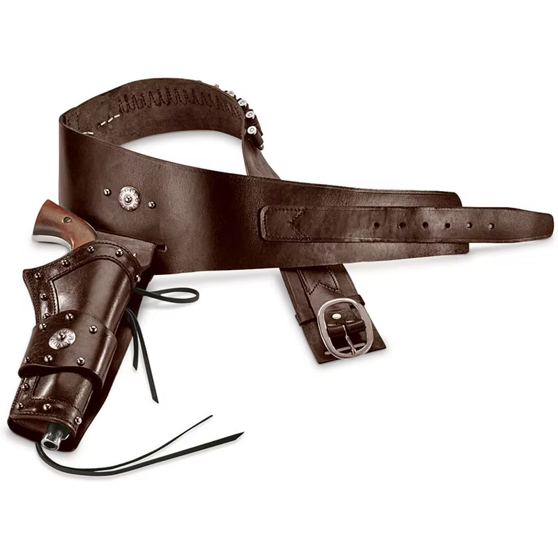 Étui de Revolver gothique Steampunk pour hommes adultes, Cowboy occidental en cuir PU noir, accessoire de Cosplay médiéval rétro Renaissance