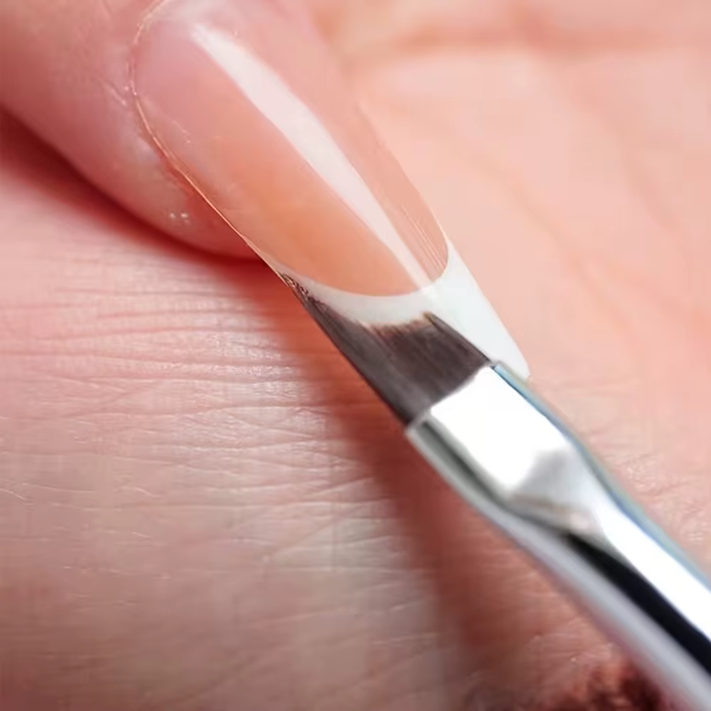 1 pinceau à ongles français vert/rouge