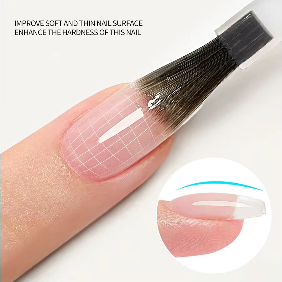 XEIJAYI vernis Gel auto-nivelant 10ml Polygel pour Gel de renforcement ExtensionGel couche de Base dans une bouteille tremper les ongles Gel UvLED