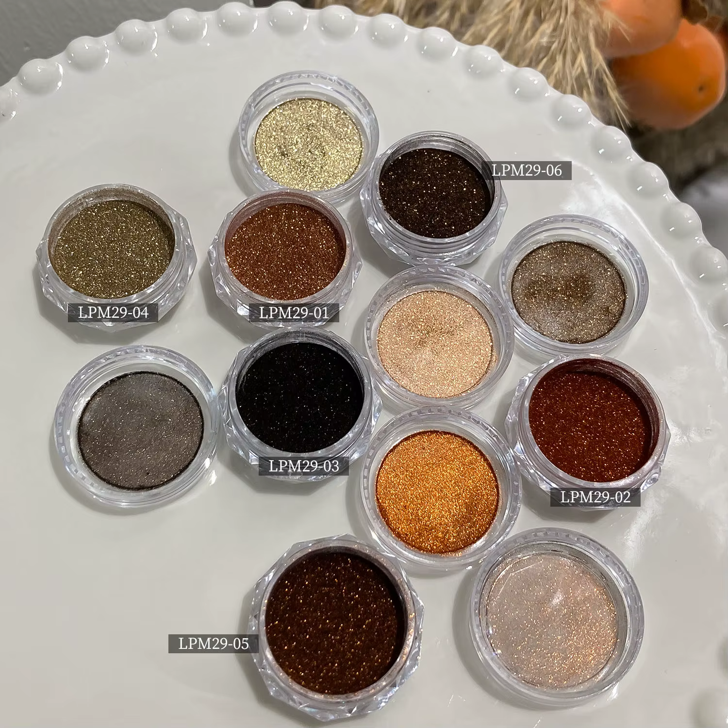 Nouveau Hiver et automne couleur en option miroir poudre ongles gel