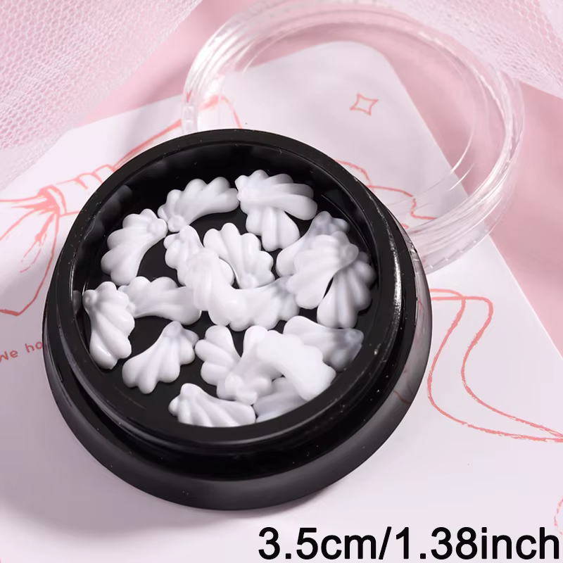 Décorations d'art d'ongles en forme d'ailes d'ange blanches | Accessoires pour ongles de style japonais mignon