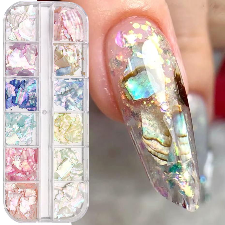 12 grilles de paillettes brillantes