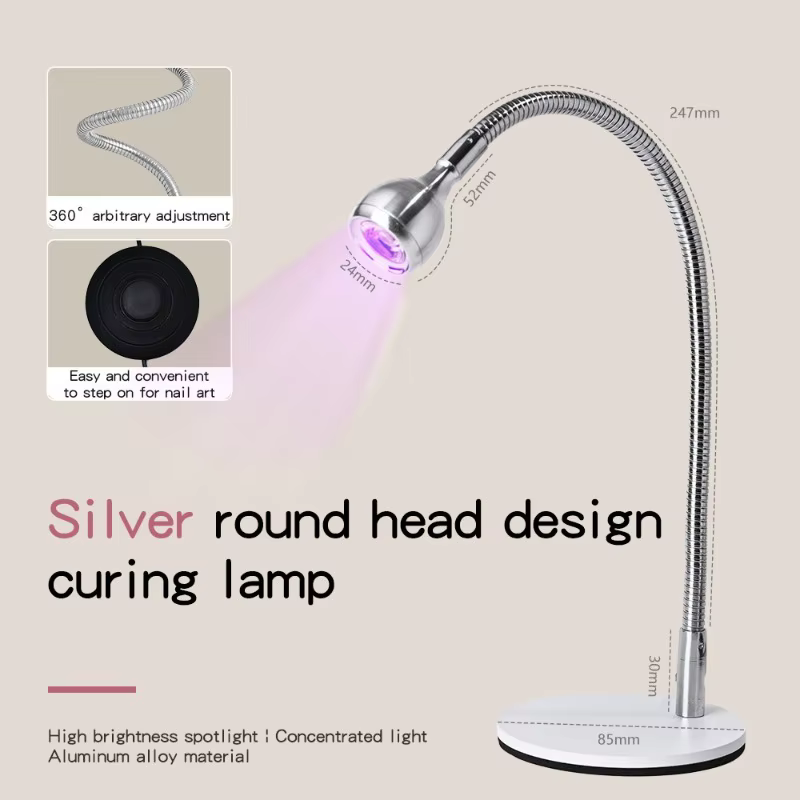 Lampe UV de photothérapie 5/10W pour nail art avec pédale