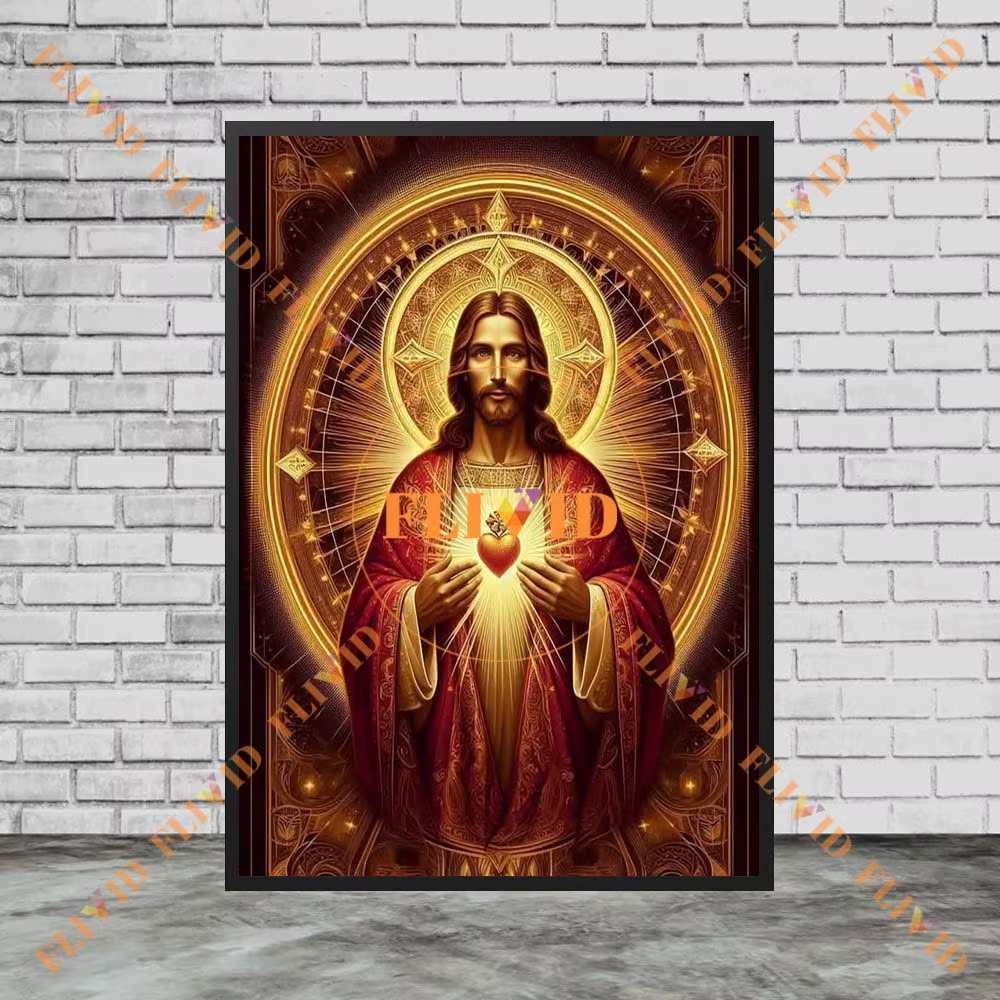 Affiche murale Vintage de rédemption du christianisme de Religion de jésus, images murales pour décor de salon, peinture sur toile d'art mural sans cadre