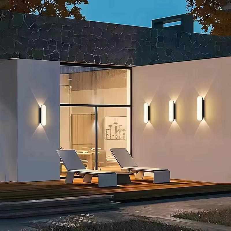Applique murale LED extérieure pour porche, étanche IP65, luminaire décoratif d'intérieur, idéal pour un jardin, une cour ou une maison, AC110/220V