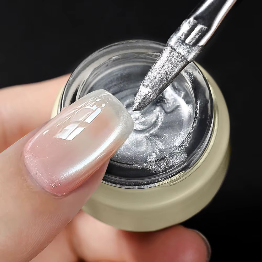 Vernis à ongles Gel oeil de chat elfe blanc 8ml