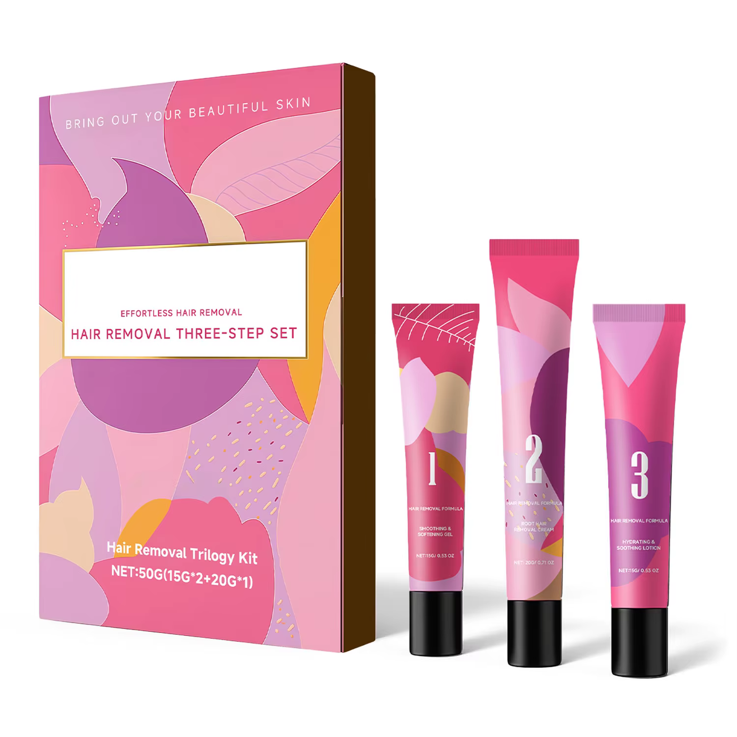 Kit de crème dépilatoire pour le visage pour femmes, pour les poils épais, fins et rebelles sur le menton, la lèvre supérieure, les pattes, crème dépilatoire douce