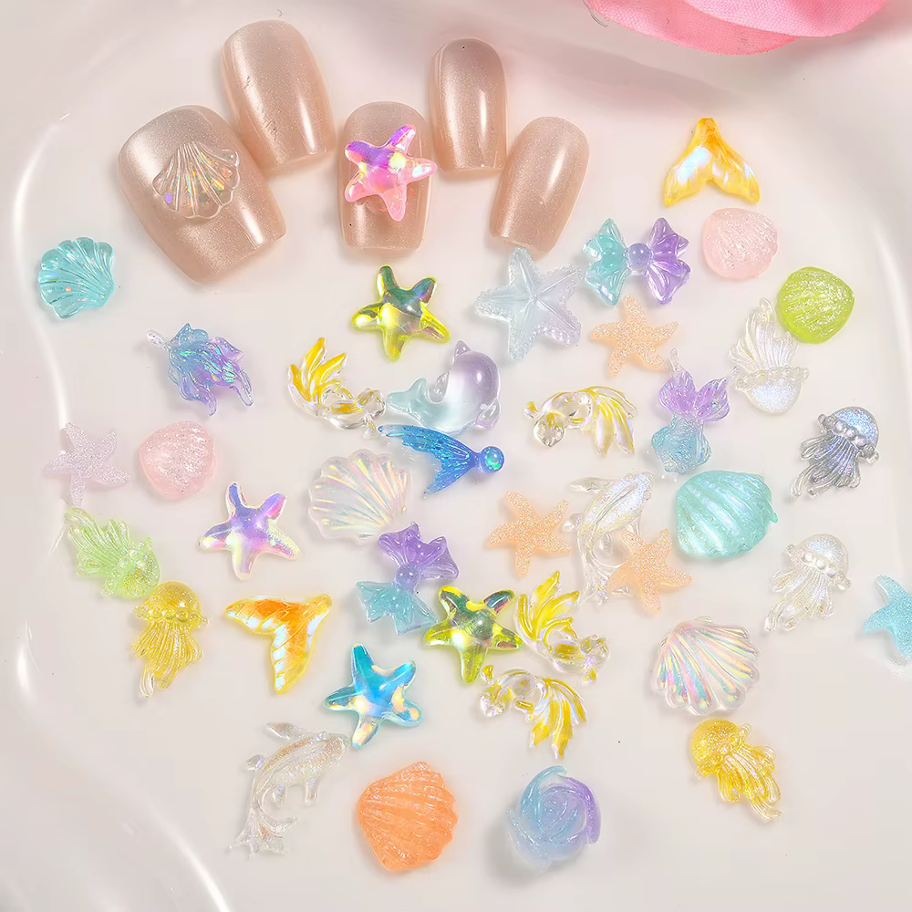 Breloques pour ongles série océan