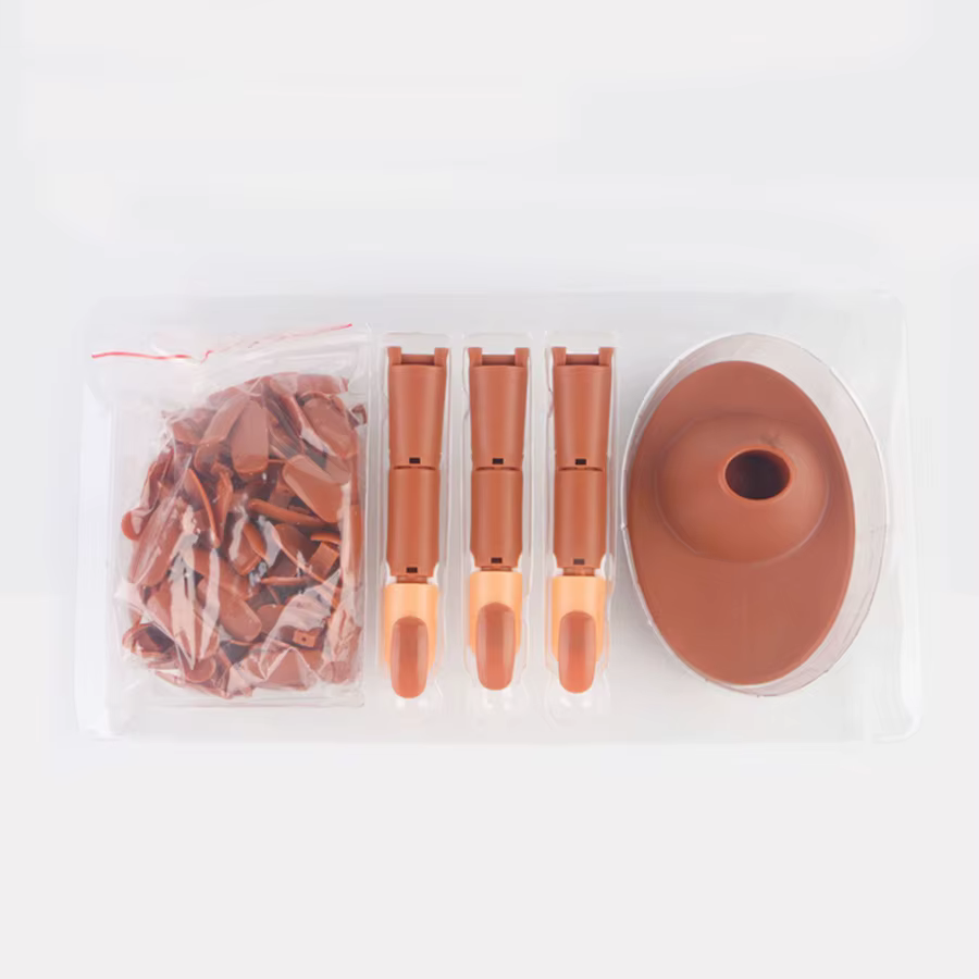 Faux Doigts Réglables pour la Pratique du Nail Art