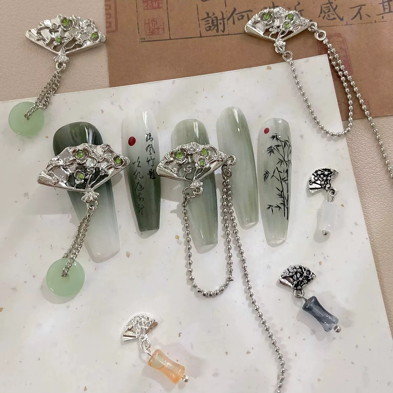 Accessoires pour Nail Art anciens texturés de qualité supérieure