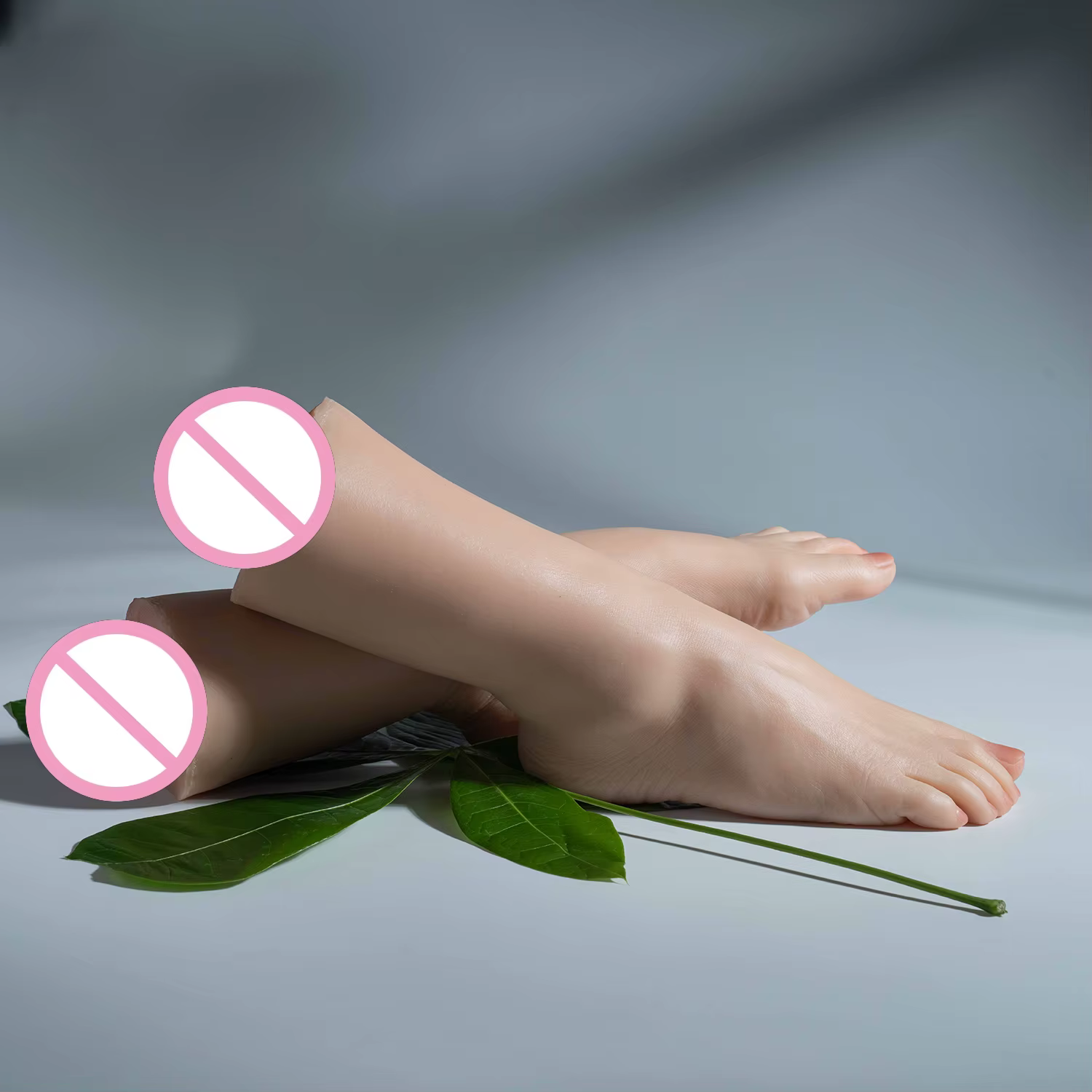 1 pied de pratique des ongles réaliste en Silicone pour femme