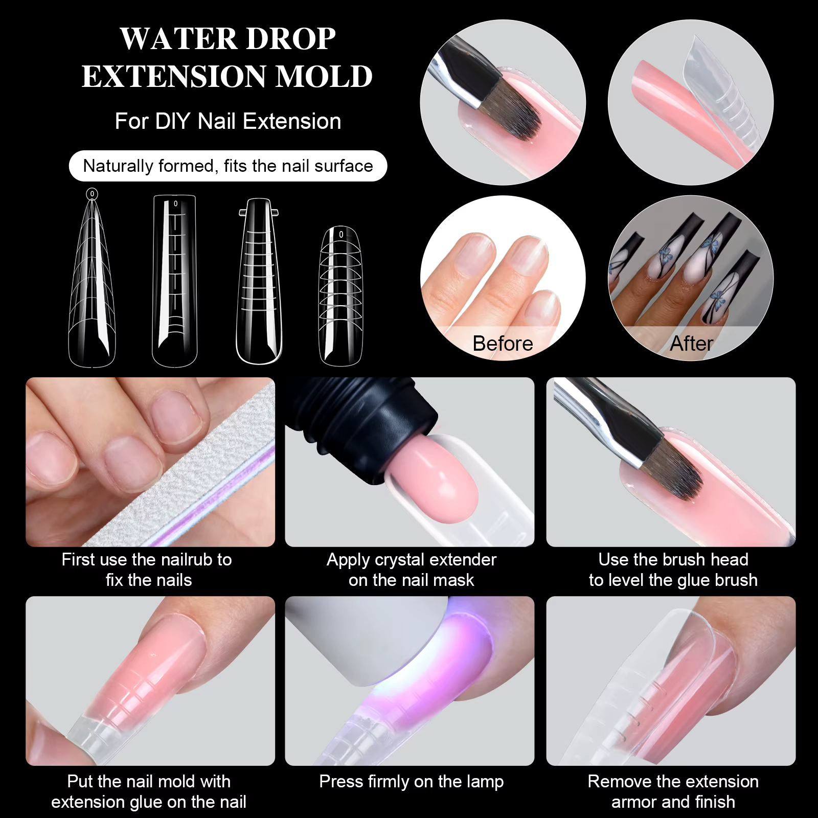 Extension faux ongles Art conseils acrylique