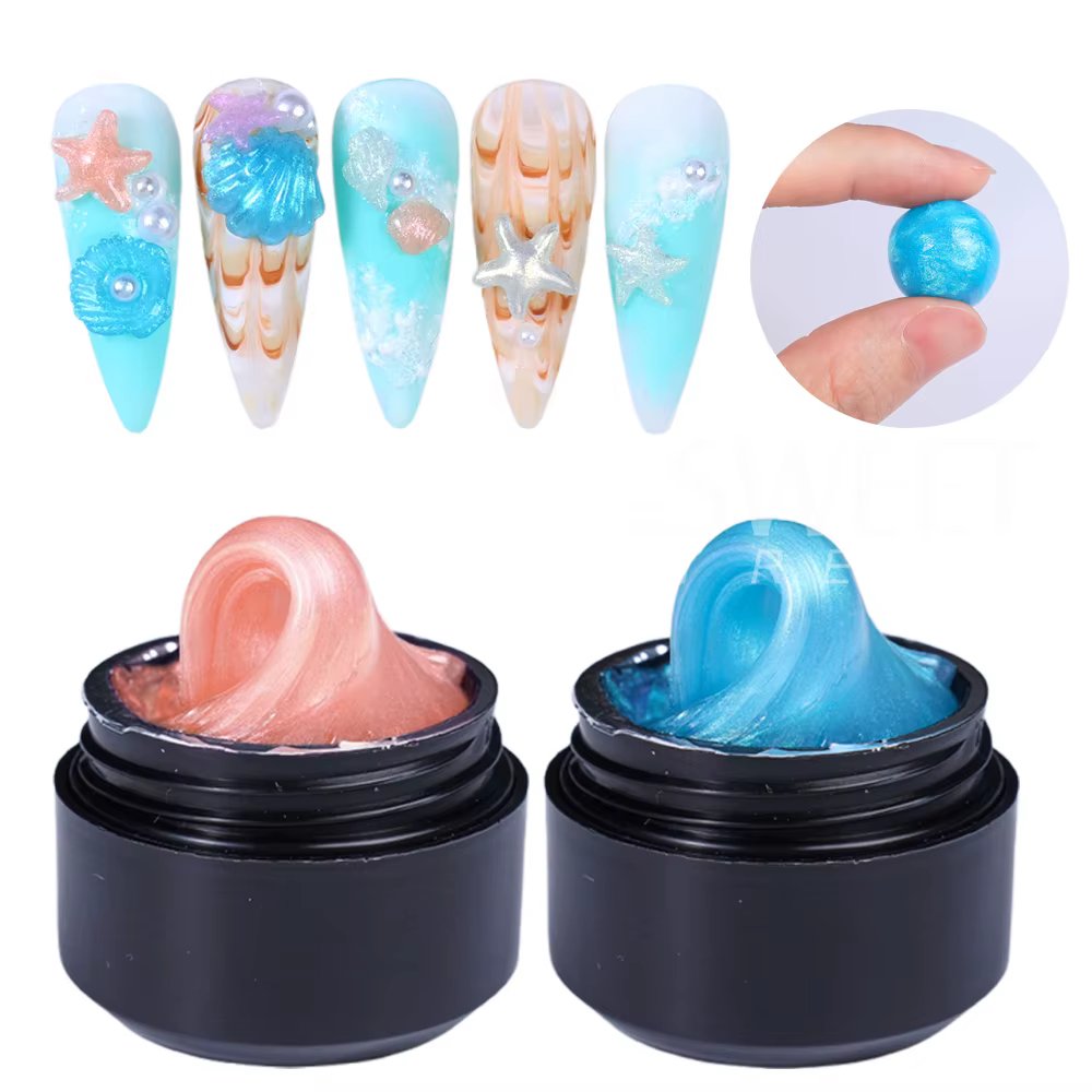 2/4 pièces 8ml Extension ongles Gel antiadhésif sculpté à la main Gel vernis