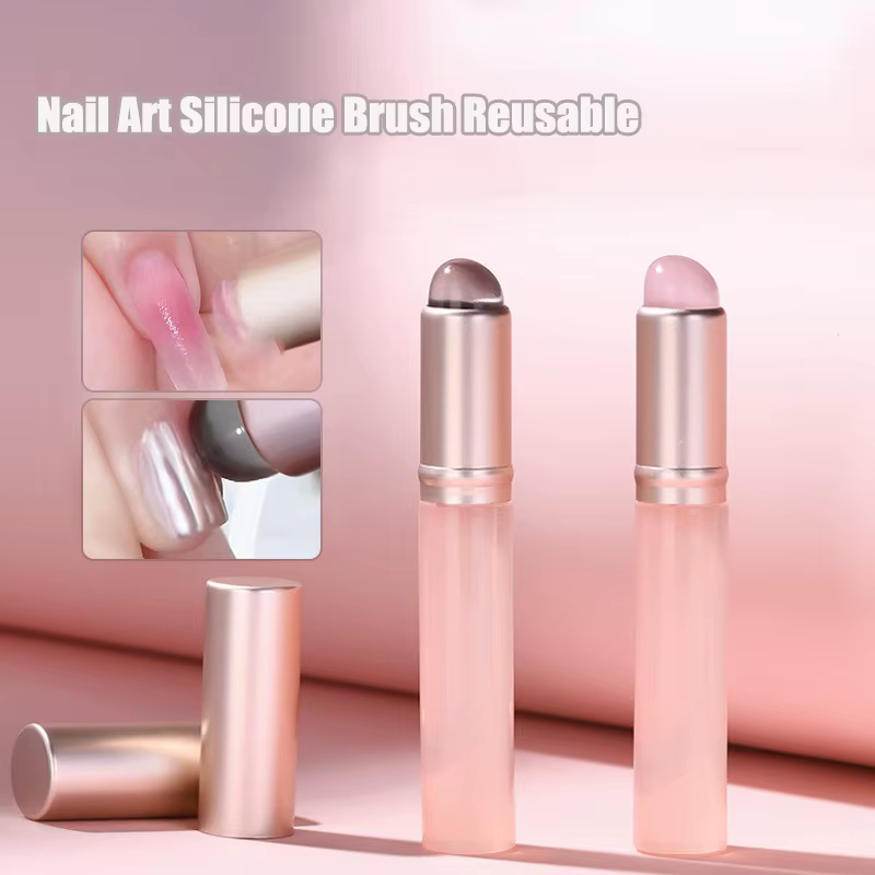Brosse en Silicone pour Nail Art