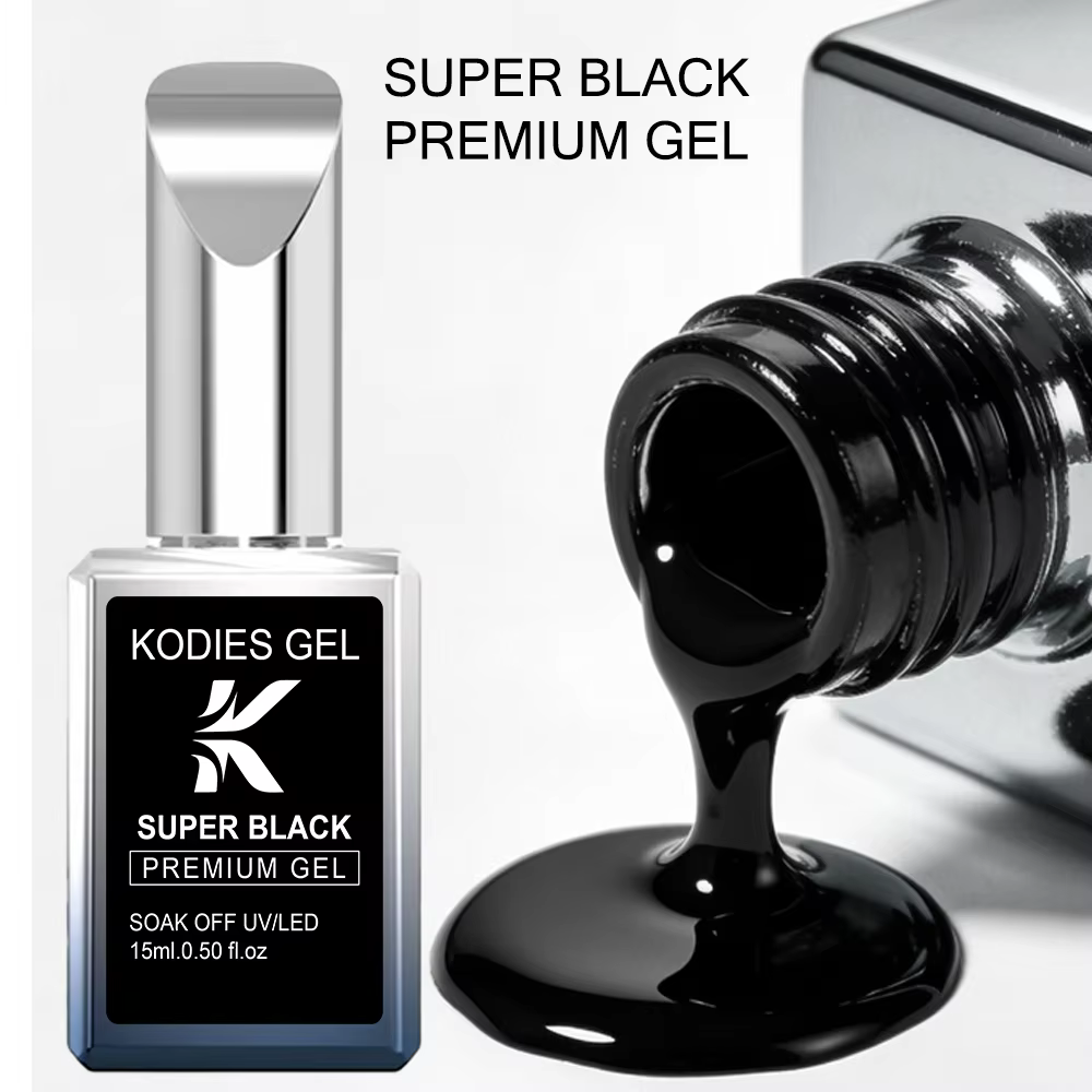 Vernis à ongles en gel KODIES GEL Super Black