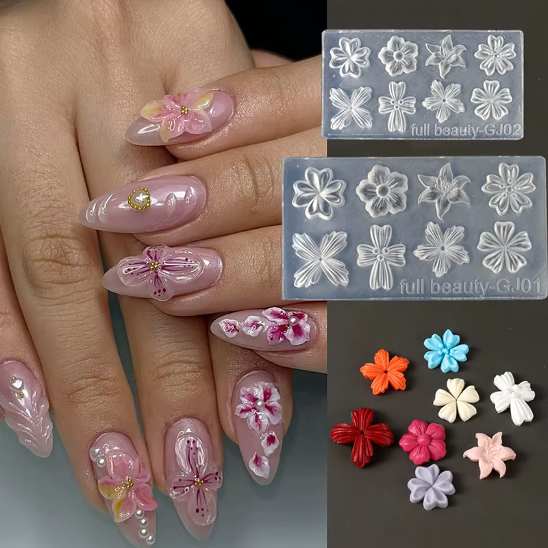 Moule à ongles en Silicone