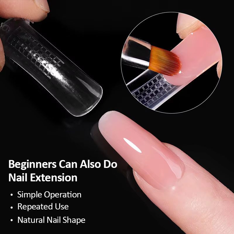 Moules d'extension d'ongles français