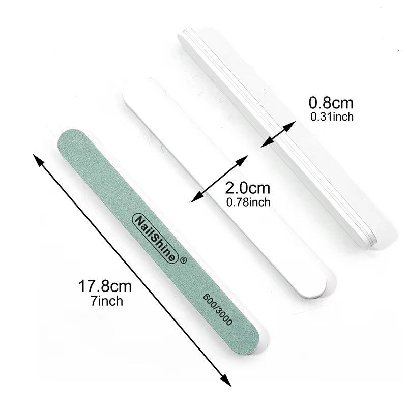 Lime à ongles : planches émeri de grain 600/3000 pour ongles
