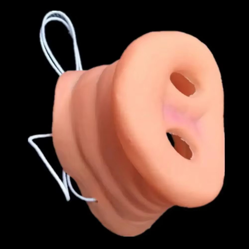 Masque de museau de cochon en Latex drôle, faux nez de cochon, cadeaux d'halloween pour enfants et adultes, accessoires de fête de mascarade, décor de fête
