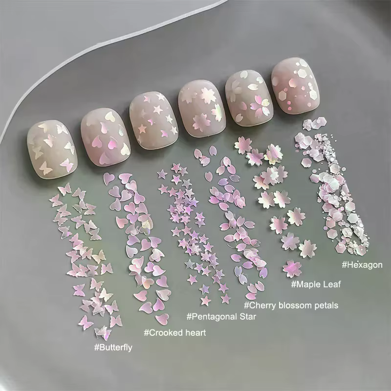 Paillettes de sirène irrégulières pour Nail Art