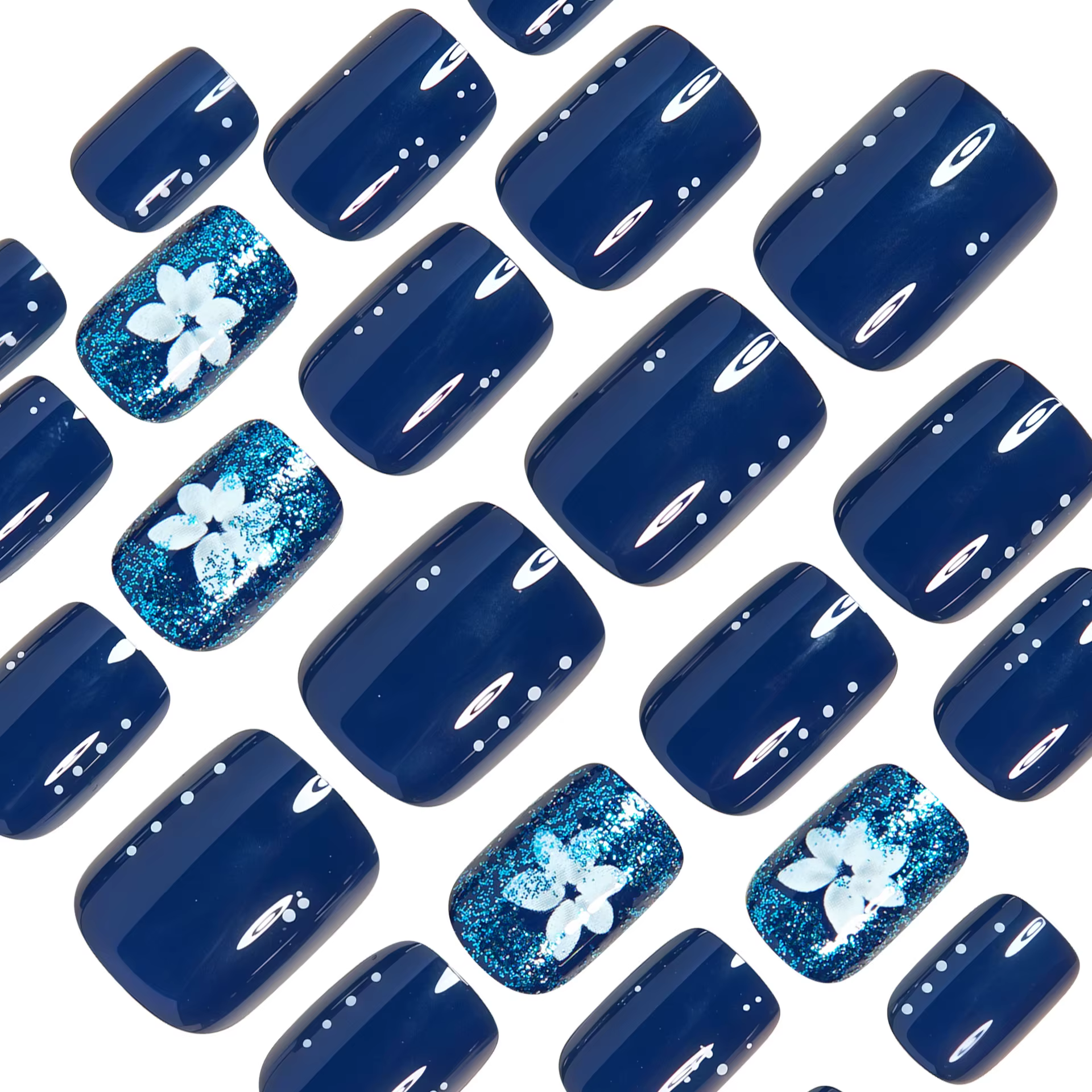 Faux ongles moyens pour femmes et filles