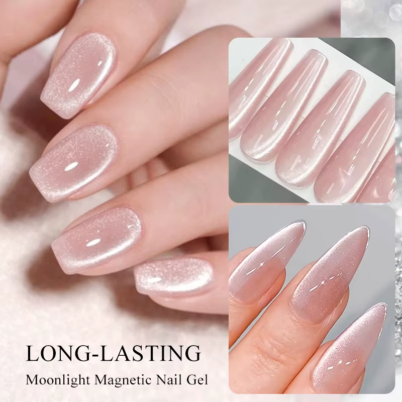 Vernis à ongles Gel magnétique chat clair de lune