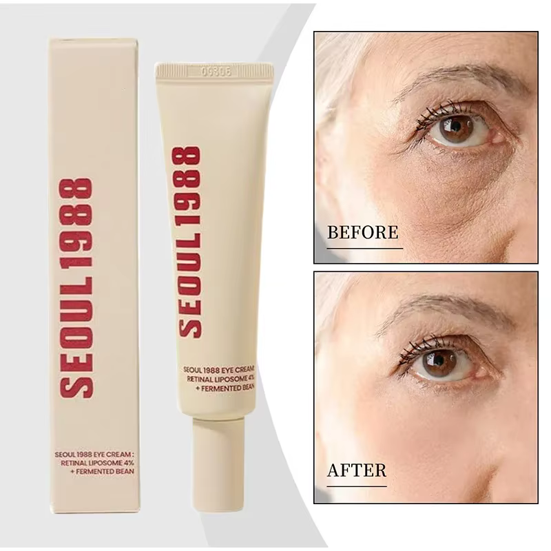 Séoul 1988 crème pour les yeux au rétinol 4% traitement Anti-âge pour les yeux cernes, rides, poches crème pour les yeux raffermissante et liftante pour les femmes
