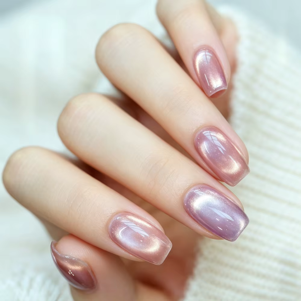 Gel magnétique laiteux effet soie dorée 10ml