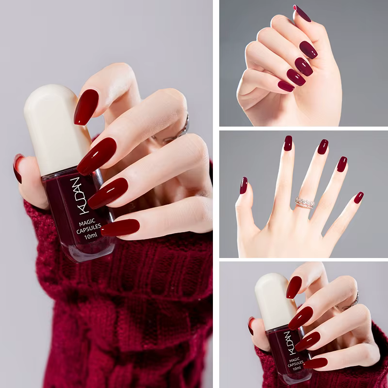 Vernis à ongles pelable à base d'eau