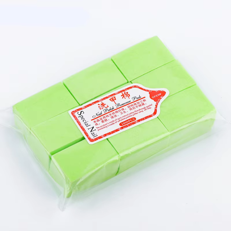 Lingettes dissolvant de vernis à ongles