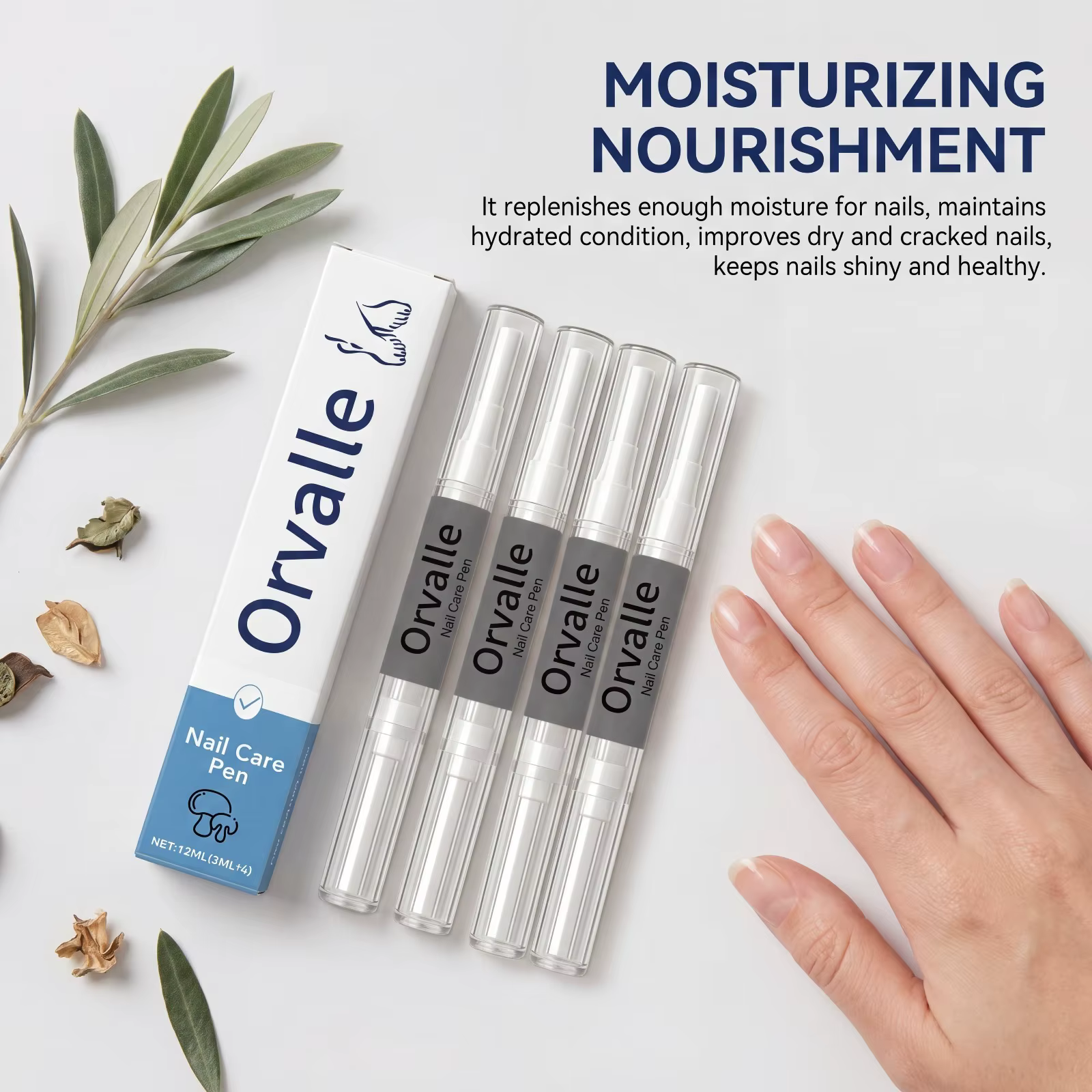 Stylo de Soin des Ongles Portable pour Réparer les Ongles Secs