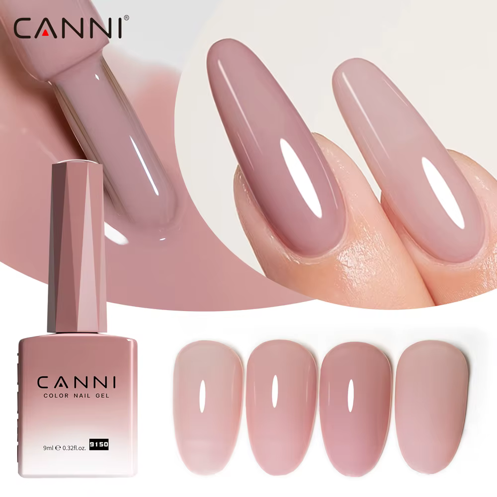 Canni vernis à ongles Gel gelée couleur nue HEMA gratuit TPO