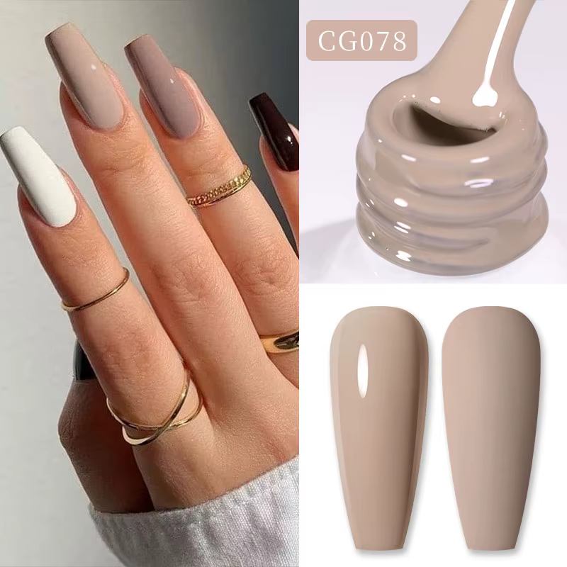 BORN PRETTY 10ml café clair brun Gel vernis à ongles automne hiver Semi Permanent tremper UV LED